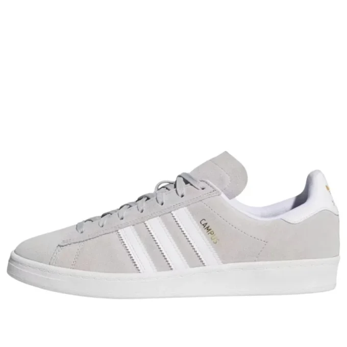 Adidas Campus Adv “Grey Two Cloud White Gold Metallic”