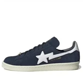 Adidas X a Bathing Ape Campus 80S “30. Yıl Dönümü – Lacivert”