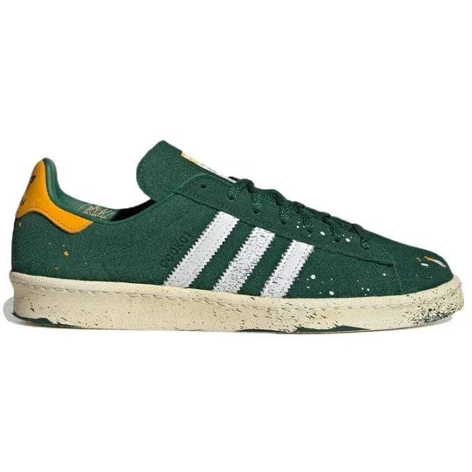 Adidas X Cook Campus 80 “Paint Splatter – Koyu Yeşil”