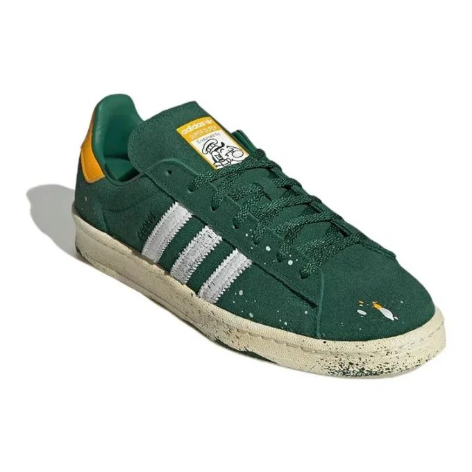 Adidas X Cook Campus 80 “Paint Splatter – Koyu Yeşil”